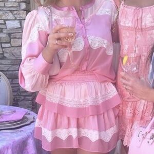 LOVESHACKFANCY pink set 🩷🎀